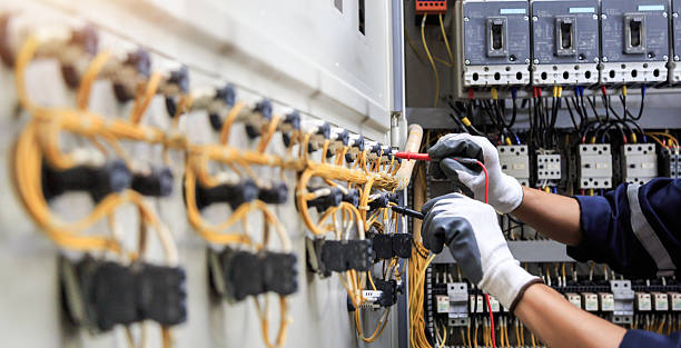 Professional Electrician technician working in Fallston, MD